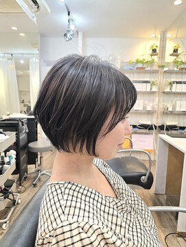 ピース バイ シータ(PEACE by CITA) 【AKIHIRO】モテ可愛丸みショートボブ×暗髪/全ての骨格〇