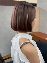 オズ 郡山駅前店(OZ) 垢抜けピンクブラウンボブ