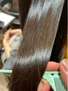 ヘアークリアー 春日部 髪質改善 大人キレイ ナチュラルストレート 艶髪