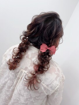 プリュス 名古屋(Plus) ツインテール/ツインテールアレンジ/お呼ばれ/結婚式