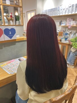 小顔暖色エンドカラー11.28