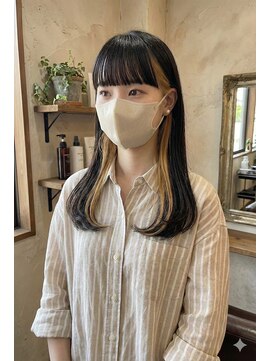 テーラヘアー 幕張本郷店(TELA HAIR) チラ見えイメチェン！イヤリングカラー