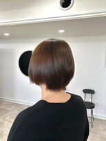 エルピス 大和店(elpis)&nbsp;丸みとツヤを仕込んだ大人ショートボブ