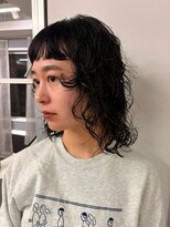 メゾンアトリエ(MaisonAtelier)&nbsp;mini bang curly wolf