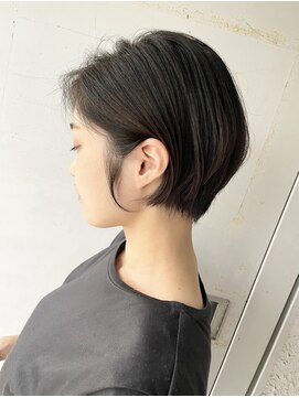 ハープット 府中けやき並木店(HearPut) くびれショート/ショート/ボブ/ショートボブ/後れ毛/顔周り/美髪