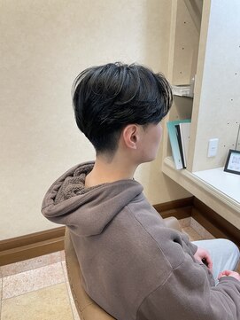 メルク(merc) レイヤー ボブ ショート インナーカラー 韓国