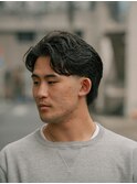 ニュアンスセンターパート大人センターパート大人ヘア