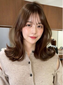 ヘアサロン リボーン(Hair salon Reborn) 韓国風のミディアムレイヤーカット