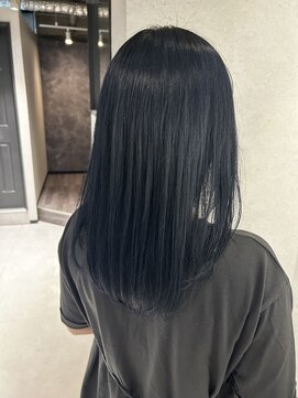 ブロック 日吉店(BLOC) ブリーチ必須!ブルーブラックカラー