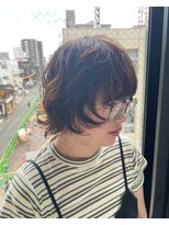 ビハインドザカーテン(BEHIND THE CURTAIN)&nbsp;くせ毛風パーマ×マッシュウルフ×レイヤーカットパーマ