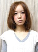 ノンジアミンカラー＆こなれボブ