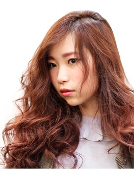 ニコヘアー(niko hair) ボルドーロング