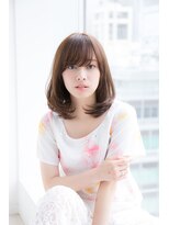ヘアサロン ガリカ 表参道(hair salon Gallica)&nbsp;人気スタイル！小顔に見せるひし形ミディアムボブ