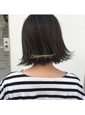【横浜美容室ネイミーズ】切りっぱなし外ハネナチュラルボブ