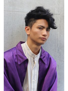 ブークル(boucle) かき上げウェーブアップバングべtリーショート