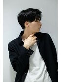 アップバング センターパート 韓国ヘア ツーブロック【札幌】