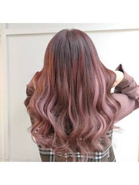 イヴァン アンド リズ 奈良店(IVAn ＆ LIZ) #プルエクステ#ピンクカラー