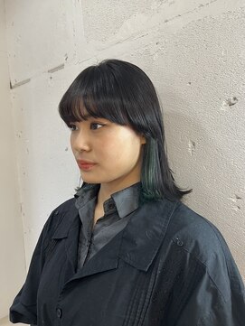 ヘアーワークス ヘルム 渋谷店(HAIR WORKS HELM) [HELM渋谷]ウルフカットインナーカラー