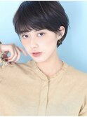 大人の耳掛け◇黒髪ショート
