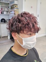 フィフス 原宿(fifth)&nbsp;ツイストスパイラルパーマダブルカラー韓国マッシュツーブロック