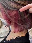 インナーカラー/レッドパープル
