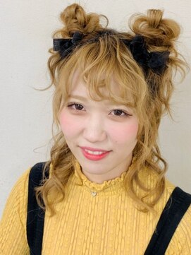 アップスニニー(up's niny) 人気ヘア【ゆるっとお団子ツイン】