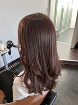 ヘアサロン フラット(Hair salon flat) ピンクアンバーブラウン☆ミディアム
