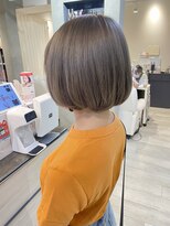 ヘアー ミッション 心斎橋店(hair Mission)&nbsp;首が細く見えるロイヤルミルクティーコンパクトボブ