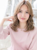 モッズヘア 越谷(mod's hair)&nbsp;★センターパート波巻きカールフェミニンロング10代20代30代★9