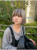 ホワイトブロンド×ローライト◎表参道/ケアブリーチ
