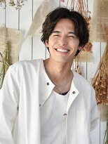 ロアー ヘアー マチルダ 千葉店(RAWR hair MATILDA)&nbsp;【RAWR】メンズ_センターパート_ニュアンスパーマ