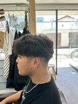 スウェル 船橋店(Swell)&nbsp;ハイライト/マッシュパーマ/ウルフ/波巻き/メンズ2