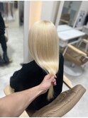 ハイトーンカラー/ペールベージュブロンド
