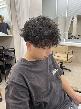 キイ ギンザ(k.e.y GINZA) 5分でスタイリング終わるパーマ