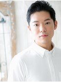 アップバングでビジネス好感度大!爽やかメンズカットj名護大東