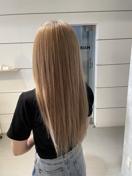ヘアーメイクチック(HAIR MAKE CHiC) シールエクステハイトーンロングダブルカラー
