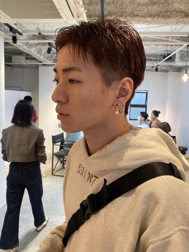 ルーム(Loom.) メンズカットメンズスタイルショートスタイルメンズブリーチ