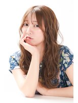 ヘアサロン ナノ(hair salon nano)&nbsp;ゆるふわカールのミルクティーベージュ