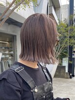 【Lomalia表参道】馴染むハイトーン/イメチェングレージュボブ