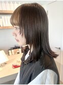 バングカラー/フェイスフレーミング/インナーカラー/ウルフ
