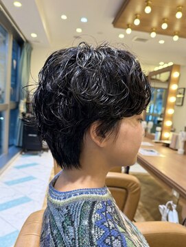 ロンド パルティール 大宮(Lond partir) 黒髪ボブルフネビージュ小顔ワンレンスペインカール