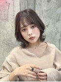 アッシュカラー×くびれボブ[韓国/前髪/新宿/レイヤーカット]