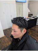 フェザーアップ/フェード/刈り上げ/アップバング
