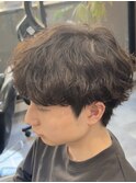 マッシュ×シャドウパーマ