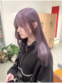 【廣川】ラベンダーカラー/色落ち綺麗なハイトーン
