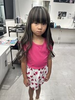 キング(K!ng) ハイライトカラーミルクティーベージュレイヤーカット