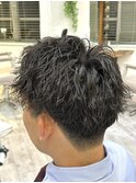ピンパーマ×ショートスタイル
