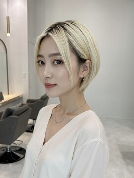 ライズ ネックス ザ サロン 渋谷(LIZE nex the salon) ショートボブ［#渋谷#韓国#髪質改善］