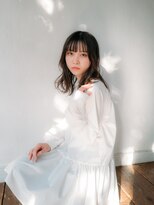 リュープリエ 笹塚(Lieu plie)&nbsp;フェミニンセミロングスタイル/ダークカラー