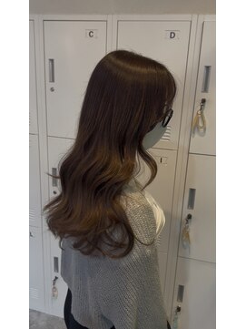 ソヨン 本厚木店(SOYON) 韓国風レイヤースタイル　オリーブベージュ